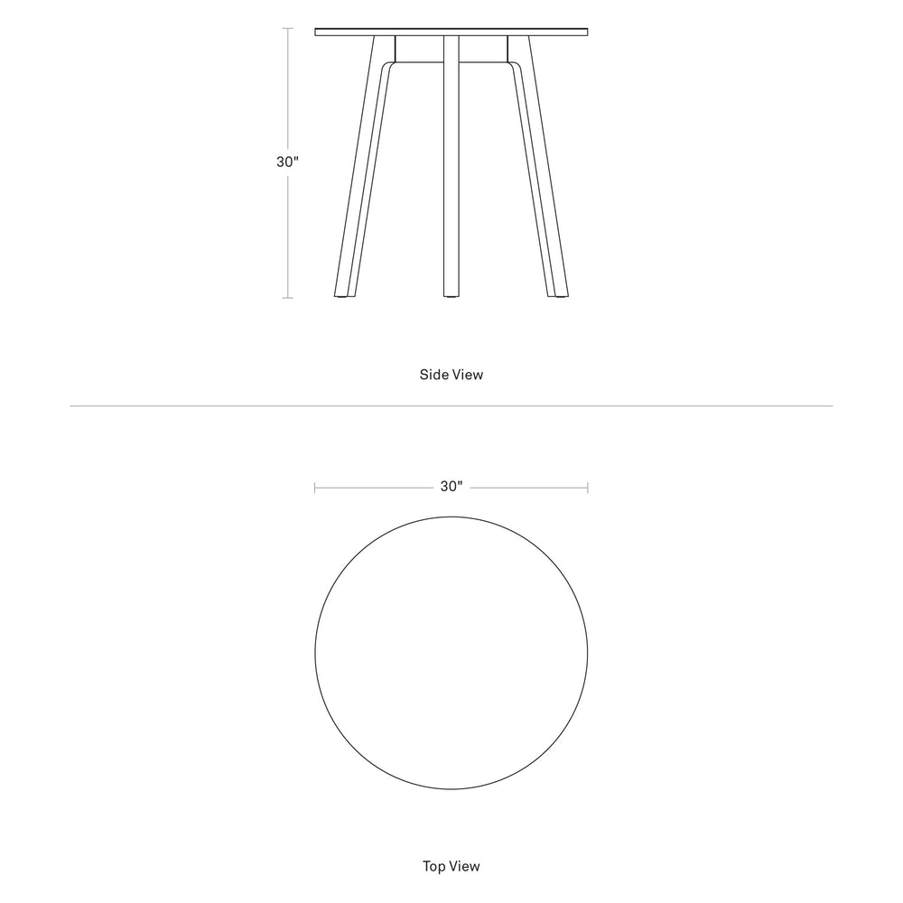 Apt Round Cafe Table