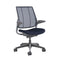 Smart Task Chair  option Monofilament Stripe Atlantic / Lotus Navy