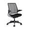 Smart Task Chair  option Pinstripe Black / Lotus Black