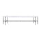 TS Low Console Table  option White Carrara Marble
