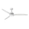 Artiste Outdoor LED Ceiling Fan  option Matte White / Matte White