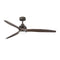 Artiste Outdoor LED Ceiling Fan  option Metallic Matte Bronze / Walnut