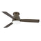 Trey Outdoor Flush Mount LED Ceiling Fan  option Metallic Matte Bronze / Metallic Matte Bronze