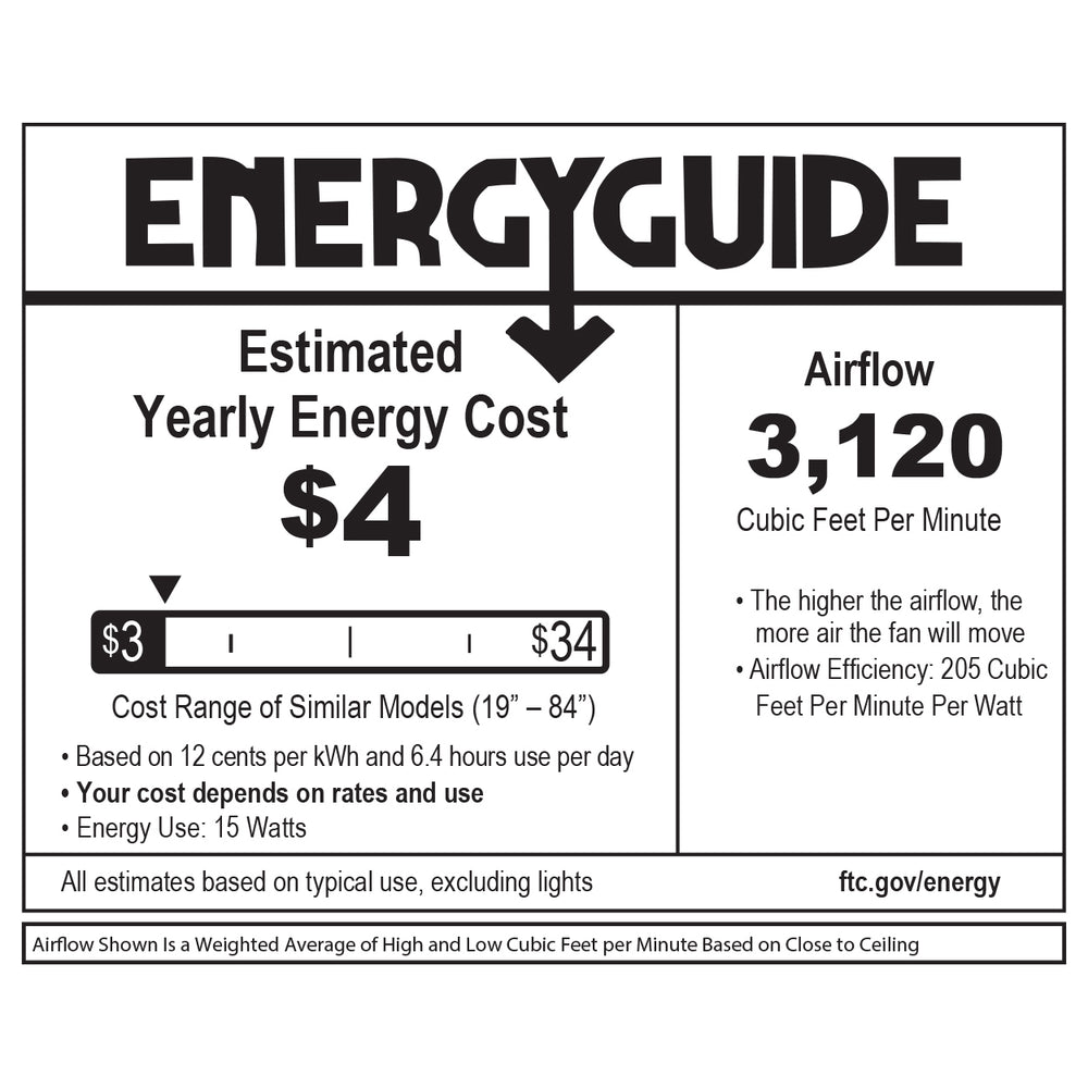 Trey Outdoor Flush Mount LED Ceiling Fan