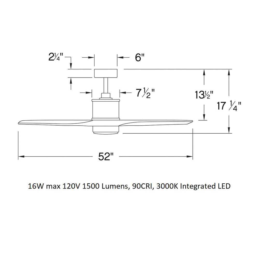 Hover Outdoor LED Ceiling Fan