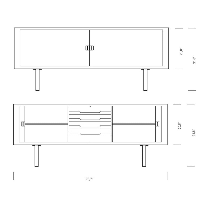 CH825 Credenza