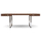 CH110 Desk  option Walnut / Oil / Stainless Steel