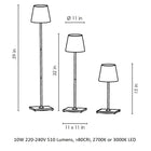 Poldina Pro XXL Adjustable Floor Lamp