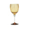 Perle Wine Goblet (Set of 2)  option Amber
