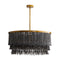 Baja Chandelier  option Dark Gray Wash