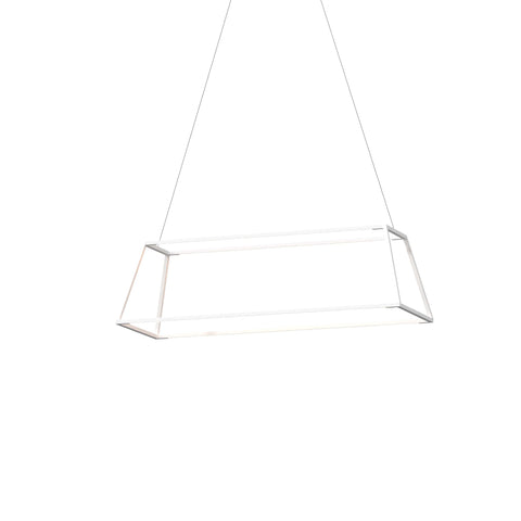 Z-Bar Rise Rectangle Pendant Light
