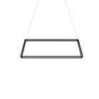 Z-Bar Rise Rectangle Pendant Light