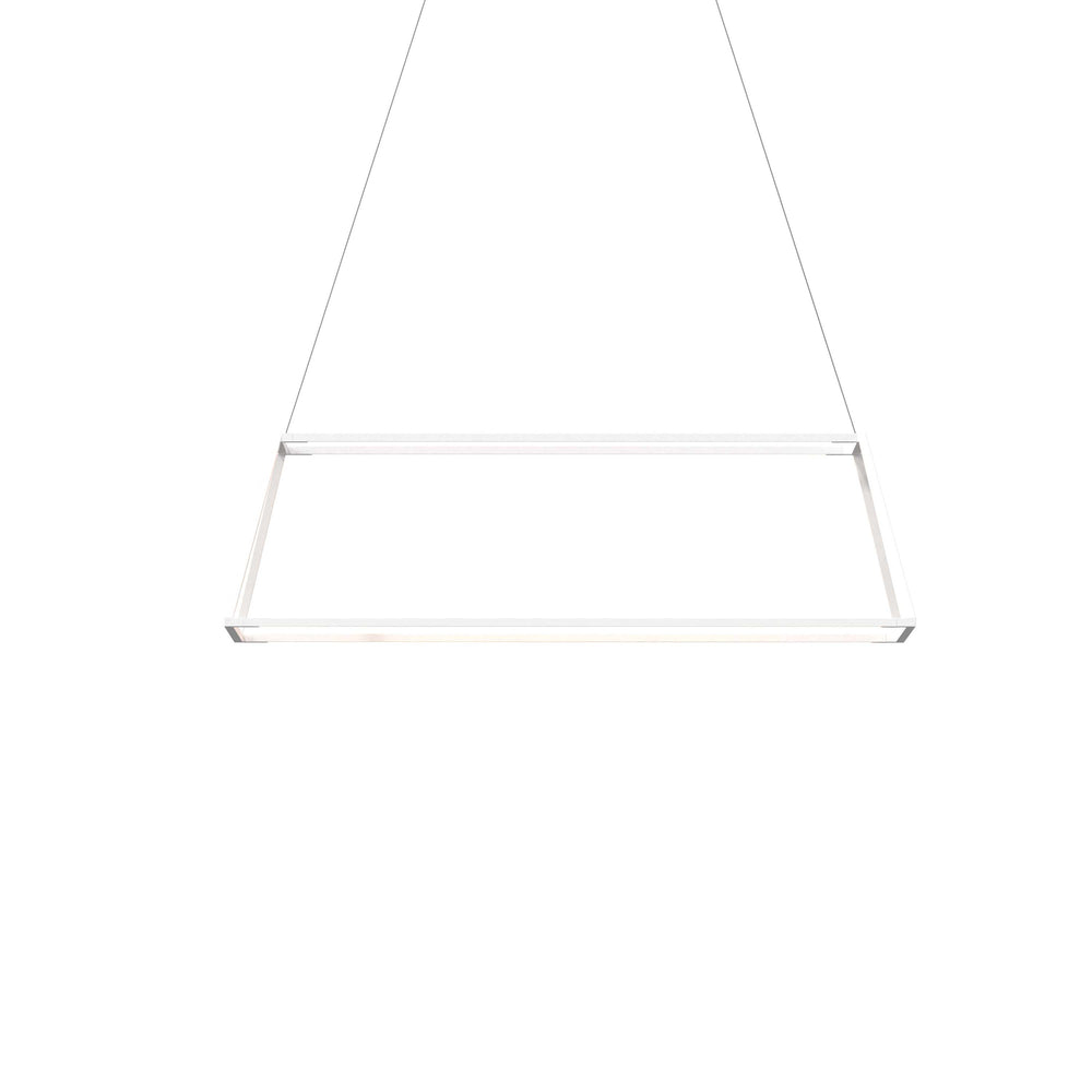 Z-Bar Rise Rectangle Pendant Light