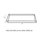 Z-Bar Rise Rectangle Pendant Light