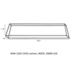Z-Bar Rise Rectangle Pendant Light