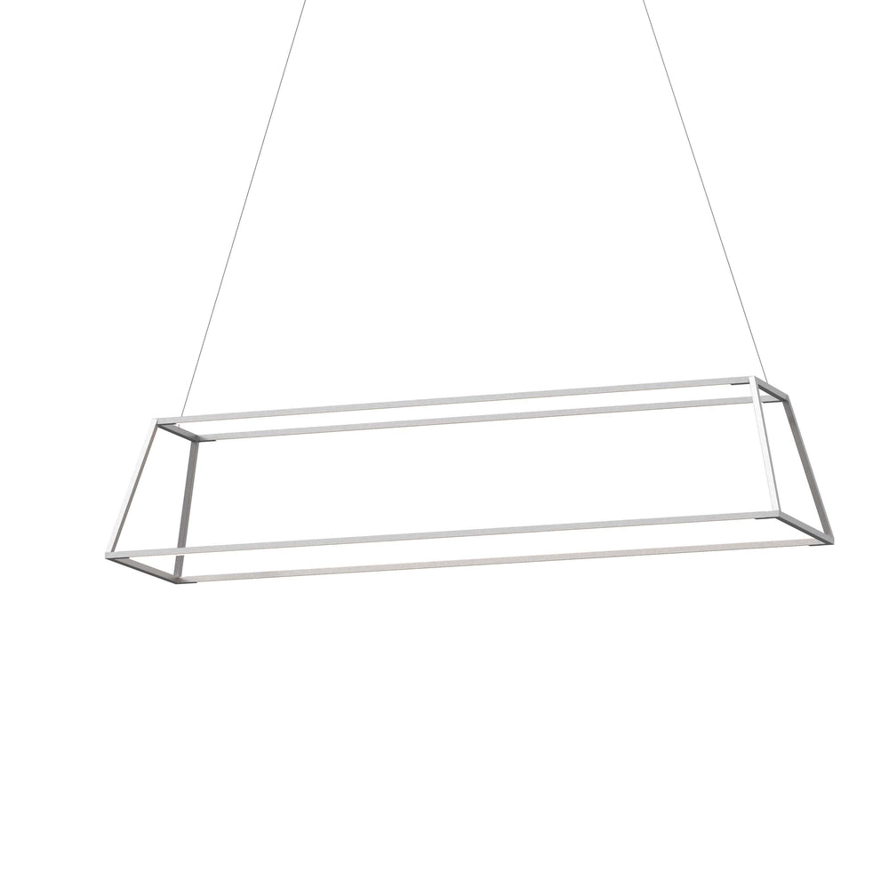 Z-Bar Rise Rectangle Pendant Light