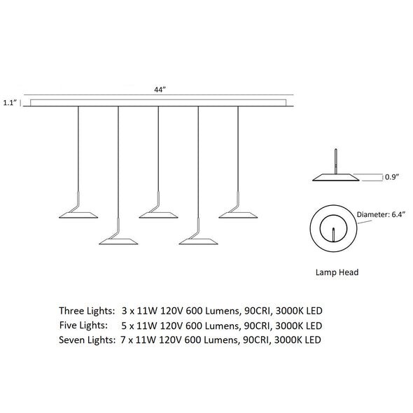 Royyo Linear Pendant Light