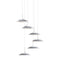 Royyo Circular Pendant Light  option Six Lights