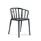 Matte Venice Dining Chair (Set of 2)  option Black