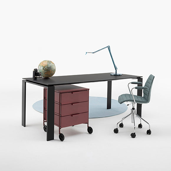 Matte Mobil 3 Drawer Trolley