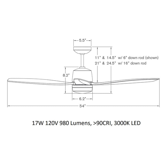 Arbor LED Ceiling Fan