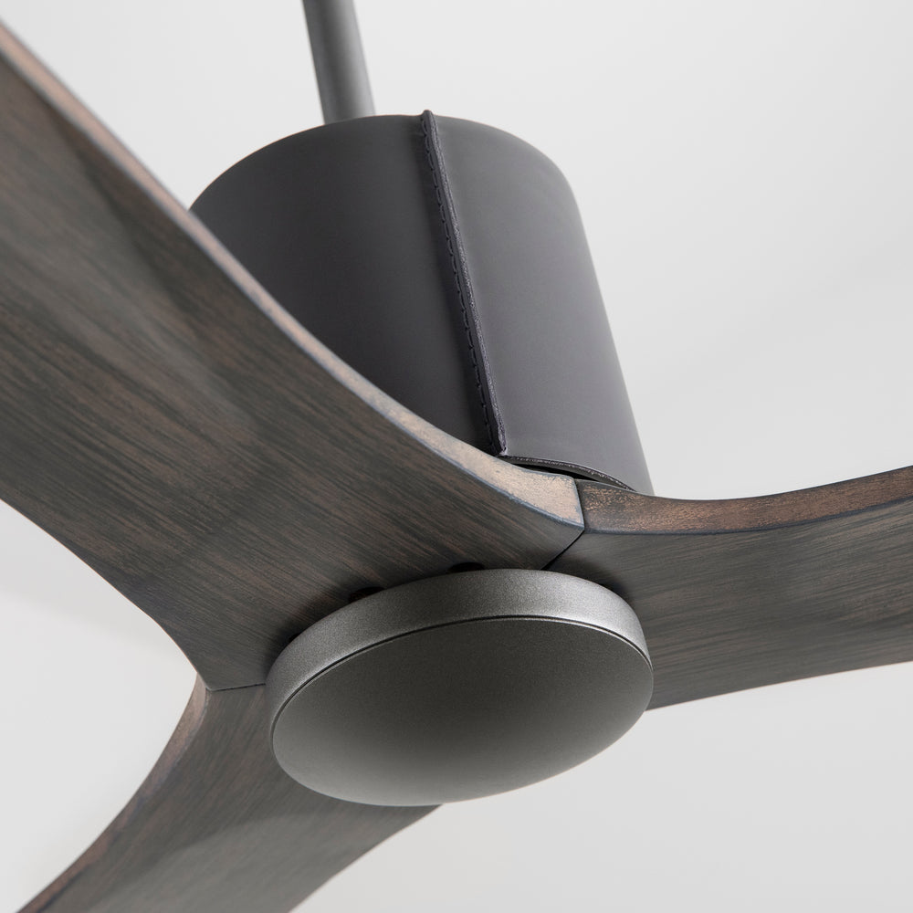 LeatherLuxe Ceiling Fan