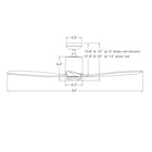LeatherLuxe Ceiling Fan