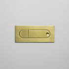 Matte Gold Digit LED Wall Sconce OPEN BOX