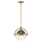 Watson Outdoor Pendant Light  option Heritage Brass / Slate Bronze