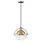 Watson Outdoor Pendant Light  option Polished Nickel / Heritage Brass