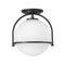 Somerset Semi Flush Mount  option Black