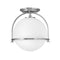 Somerset Semi Flush Mount  option Brushed Nickel