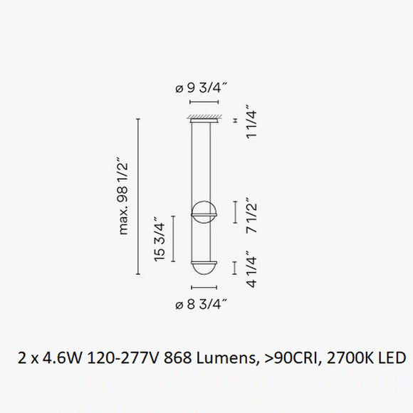 Palma 3724 Pendant Light