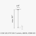 Wireflow Free-Form 0361 Pendant Light