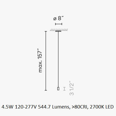 Wireflow Free-Form 0361 Pendant Light