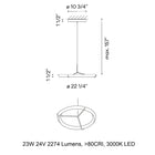 Halo 2350 Jewel Pendant Light