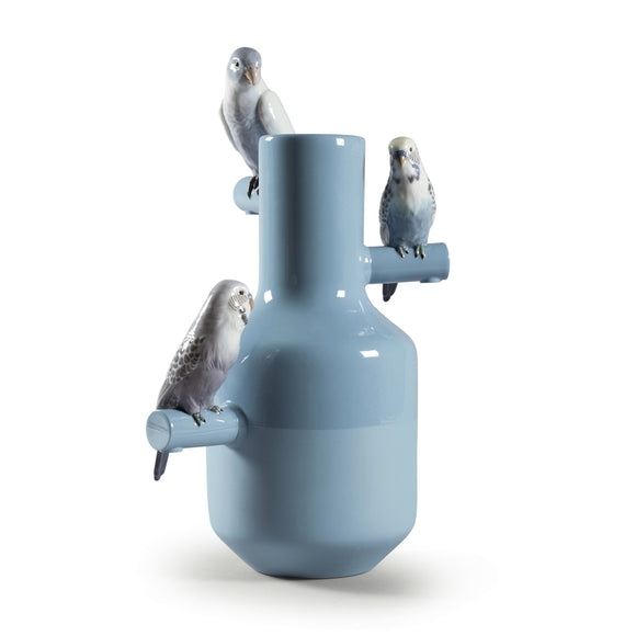 Parrot Parade Vase