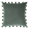 Serengeti Square Pillow  option Sage/Denim