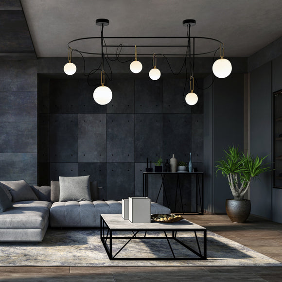 NH S5 Elliptic Suspension Light