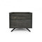 Laurent 2-Drawer Nightstand  option 23 Blackened