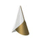 Cornet Cone Pendant Light  option White/Brass