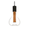 Eris Pendant Light  option Natural Cherry / Matte Black