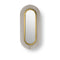 Lens Oval LED Wall Sconce  option Grey / Gold