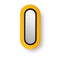 Lens Oval LED Wall Sconce  option Yellow / Matte Black