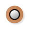 Lens Circular LED Wall Sconce  option Natural Cherry / Matte Black