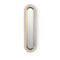Lens Super Oval LED Wall Sconce  option Grey / Gold