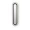 Lens Super Oval LED Wall Sconce  option Grey / Matte Black