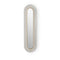 Lens Super Oval LED Wall Sconce  option Grey / Matte Ivory
