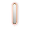 Lens Super Oval LED Wall Sconce  option Pale Rose / Gold