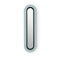 Lens Super Oval LED Wall Sconce  option Sea Blue / Matte Black